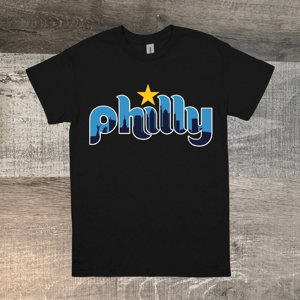 Black Philly Graphic T-Shirt